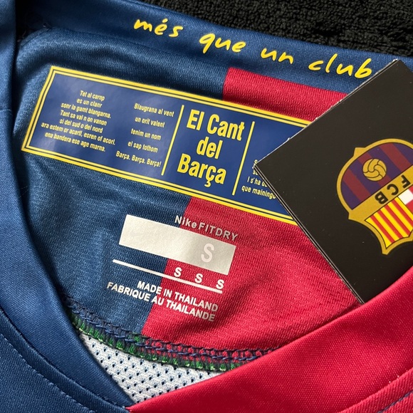 Messi #10 Retro 2009 S-XL UCL Jersey Barcelona soccer blue - Picture 5 of 7